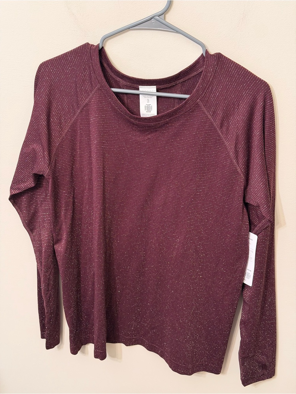 NWT Athleta Momentum Seamless Longsleeve Top size XL